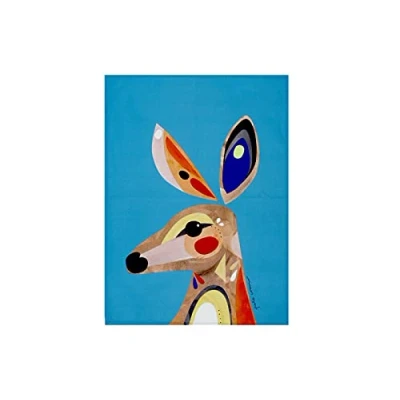 Afbeelding van Maxwell &amp; Williams Pete Cromer Theedoek met Kangoeroe, 100% Katoenen Keukendoek, 70 x 50 Centimeter