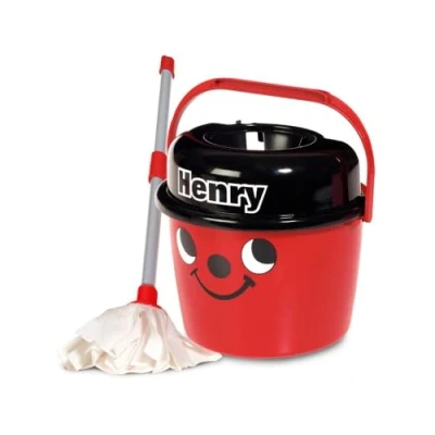 Afbeelding van Basic Numatic Little Helper Henry Mop En Emmer Rood