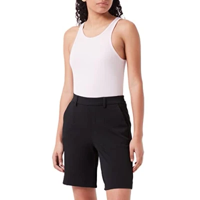 Afbeelding van Object Objlisa MW WIDE NOOS Shorts, Dames, Maat: 34, Black