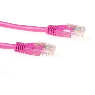 Afbeelding van ACT IB4805 U/UTP CAT5E Patchkabel Roze 5 meter