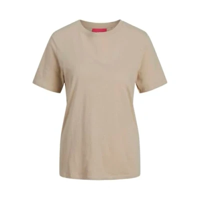 Afbeelding van Jack &amp; Jones Jxisla Ss Reg Linnen Tee JRS, grijs, XS