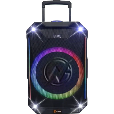 Afbeelding van N GEAR THE FLASH 1040 Bluetooth Karaoke speaker 10 Inch Woofer Discolicht Draadloze Microfoon: Krachtige party met lichtshow en TWS
