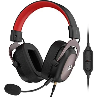 Afbeelding van Redragon H510 Zeus Bedraad Gaming Hoofdtelefoon 7.1 Surround Sound Memory Foam Oorkussens 53 mm Driver Afneembare Microfoon Werkt met PC/PS4 &amp; Xbox One, Switch