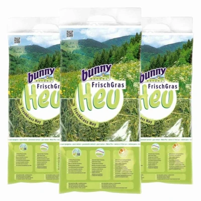 Afbeelding van 3x Bunny Nature Vers Gras Hooi 3 kg