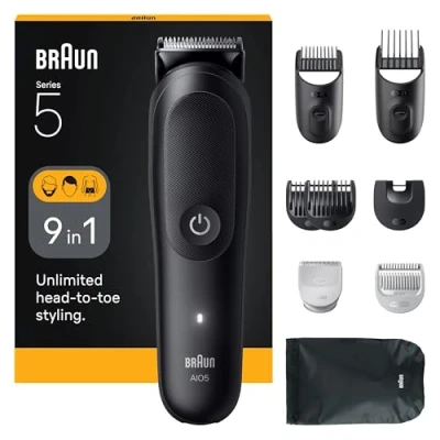 Afbeelding van Braun All in One Series 5 AIO5540 9in1 Verzorging Trimmen Voor Het Lichaam Zwart
