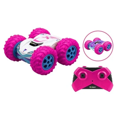 Afbeelding van Exost 54726 op afstand bestuurbare terreinauto, 360 CROSS, 2,4 GHz, rijden 2 zijden en graden, speelgoed voor kinderen, vanaf 5 jaar , Emballage Eco FFP, Roze