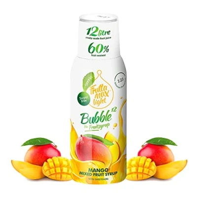 Afbeelding van Light Low Carb Fitness Siroop van FruttaMax Nul Suiker Met Stevia 50% fruitinhoud 500ml (Mango Light)