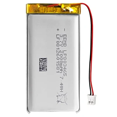 Afbeelding van EEMB lithium polymeerbatterij 3,7 V 2000mAh 803465 Lipo oplaadbare batterij met draad JST connector bevestig de polariteit van het apparaat en voor aankoop