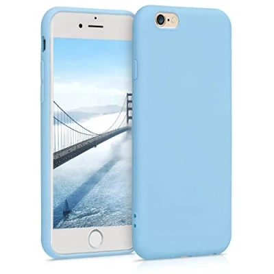 Afbeelding van kwmobile telefoonhoesje geschikt voor Apple iPhone 6 / 6S Hoesje smartphone Back cover in duifblauw