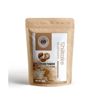 Afbeelding van Shiitake poeder Lentinula edodes gemalen paddenstoelen Vegan 100 gram