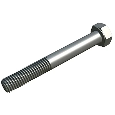 Afbeelding van Zeskantkopbouten (pak van 10) Zeskantbouten Klasse 8.8 Hoge Treksterkte Verzinkt Staal Gecertificeerde Norm DIN931 ISO 4014 M8X90 (5.3 mm x 90 mm)