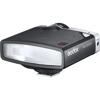 Afbeelding van Godox Retro Lux Junior Grijs (Olympus, Sony, Canon, Nikon, Fuji), Flitser, Wit
