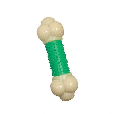 Afbeelding van Nylabone Extreme kauwbot Double Action met baconsmaak Voor de Krachtigste Kauwers S/M/XL X Large