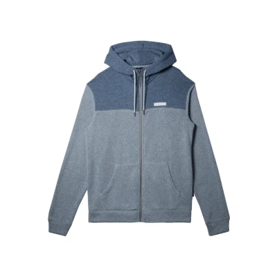 Afbeelding van Quiksilver Keller Block Sweater met rits, Heren, Maat: XS, Blue