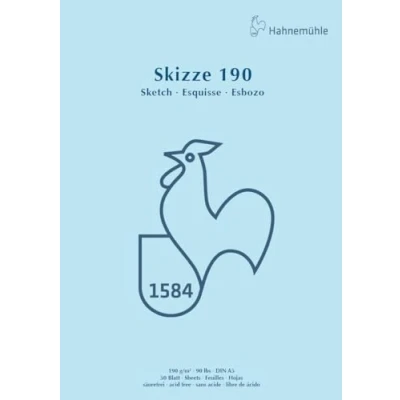 Afbeelding van HAHNEMÜHLE 60127430 Schetsblok A5 190 g/m² 50 vellen