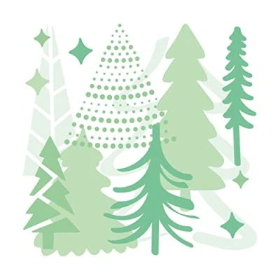 Afbeelding van Sizzix Layered Stencils 4PK Doodle Trees 665932 Olivia Rose (10 22)