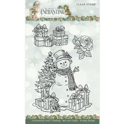Afbeelding van Clear Stamps Amy Design Enchanting Christmas Snowman