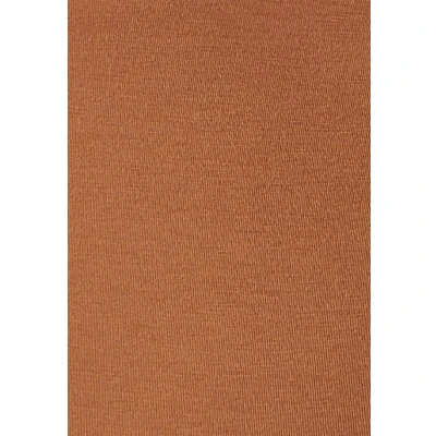 Afbeelding van Damart T shirt met lange mouwen, onzichtbaar thermolactyl kant, Amber Bruin, M
