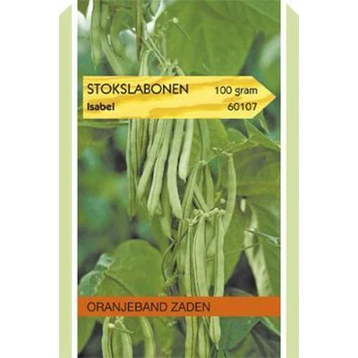 Afbeelding van Stokslabonen Isabel, 100 gram