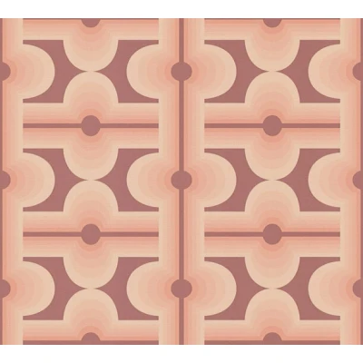 Afbeelding van AS Creation Retro Chic 39533 2 / 395332 Rood Oranje