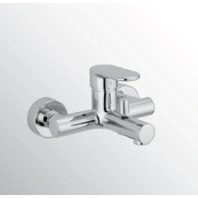 Afbeelding van Huber Levity Bad/douchemengkraan chroom LY.000130.21