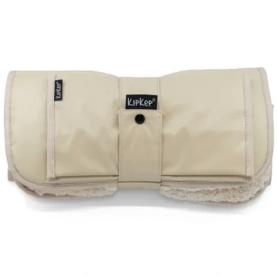 Afbeelding van KipKep Napper verschoonmatje + luieretui met teddy beige