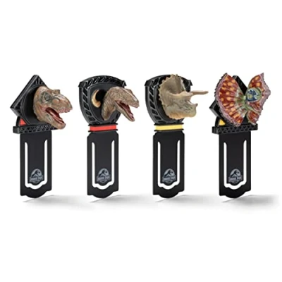 Afbeelding van The Noble Collection Jurassic Park Boekenlegger Dinosaurs Set van 4 Multicolours
