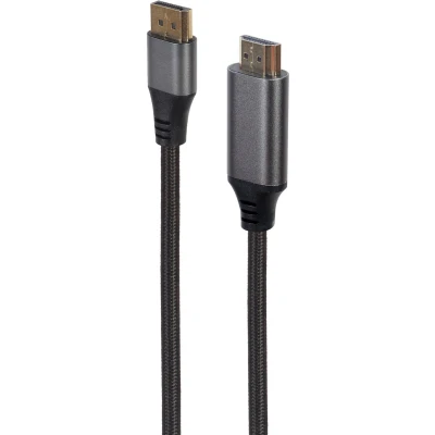 Afbeelding van Gembird CC DP HDMI 4K 6 video kabel adapter 1,8 m DisplayPort Type A (Standaard) Zwart