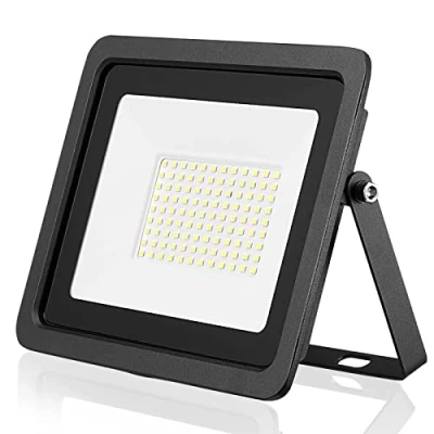 Afbeelding van Led schijnwerper, 220 V 240 V, 10 W, 20 30 50 100 wandlamp, reflector, IP68 waterdicht, tuinverlichting, koud wit