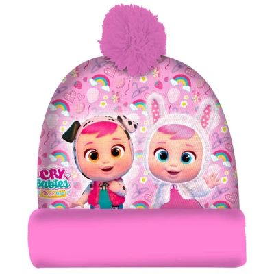Afbeelding van Cry babies muts met pompom It&#039;s Cold 8054708248037