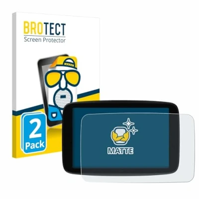 Afbeelding van BROTECT (2 Stuks) Antireflecterende Beschermfolie voor TomTom GO Superior 7&quot; Anti Glare Screen Protector, Mat, Ontspiegelend