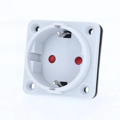Afbeelding van as Schwabe 45084 Ingebouwde Geaarde Contactdoos 230V/16A, Grijs