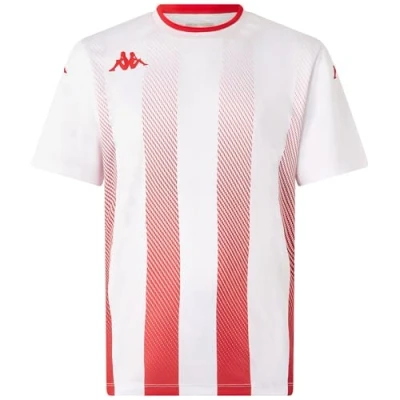 Afbeelding van Kappa Bugo shirt voor heren, Wit, rood., L