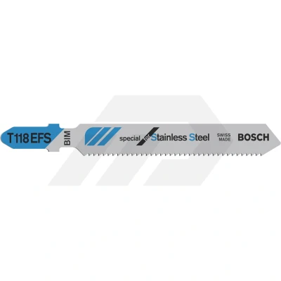 Afbeelding van Bosch T118EFS Decoupeerzaagblad Basic for Inox (3 Stuks)