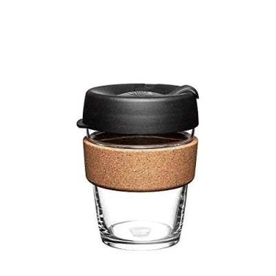 Afbeelding van KeepCup BCBLA12 kurk, 340 ml, zwart, glas