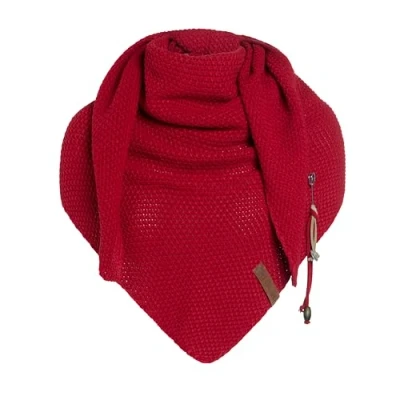 Afbeelding van Knit Factory COCO Halsdoek, Dames, Maat: One Size, Bright red