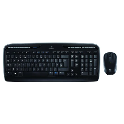 Afbeelding van Logitech Wireless Combo MK330 toetsenbord Inclusief muis Universeel RF Draadloos Russisch Zwart