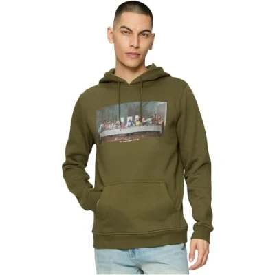 Afbeelding van Mister Tee CAN&#039;T HANG WITH US Hoodie, Heren, Maat: XL, Olive