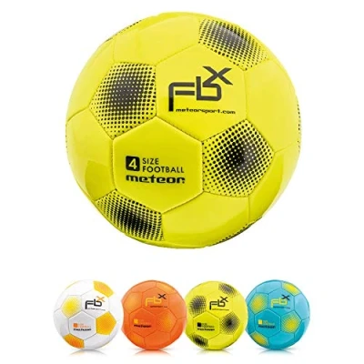 Afbeelding van Voetbal Machinaal Genaaid voor Kinderen en Volwassenen Trainingsbal Recreatieve Bal Football Maat 1 3 4 5 (#4, Geel)