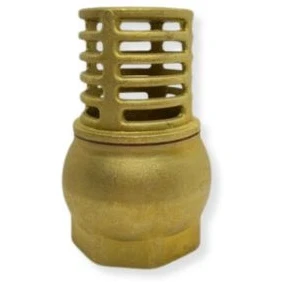 Afbeelding van Voetklep bol inclusief zuigkorf terugslagklep Nr 41 messing 1/2&quot;