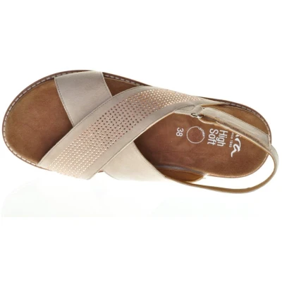 Afbeelding van ara Kent Sandalen voor dames, zand, 39 EU, EU