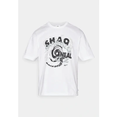 Afbeelding van Reebok SHAQ Spiral TEE Tshirt print, Heren, Maat: Medium, White