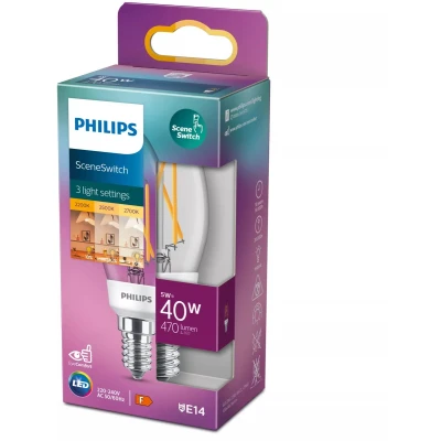 Afbeelding van Philips Lamp Kaarsgloeilamp LED 5 W