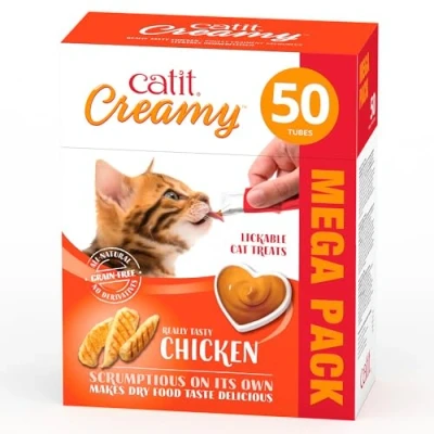 Afbeelding van Cat It Kattensnack Kat Ca Creamy Kip 50x10g 50st