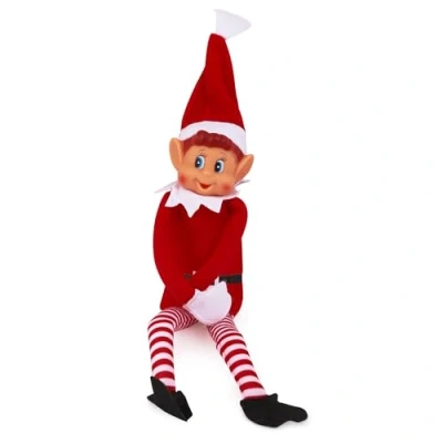 Afbeelding van Jongen Kerst pop Kerstmis traditie naughty Elves behavin badly