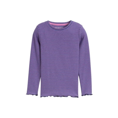 Afbeelding van Tom Tailor Geribd shirt met lange mouwen en streeppatroon