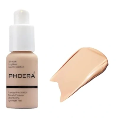 Afbeelding van r Full Coverage Foundation Soft Matte Oil Control Concealer 30ml Flawless Cream Smooth Long Lasting 24HR Cosmetics Brush (102 Nude #)