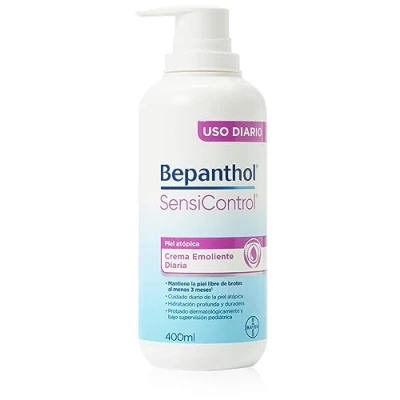 Afbeelding van Atopic Skin Moisturizing Cream Bepanthol SensiControl Daily Emollient met Pro Vitamine B5 Bevordert diepe en langdurige hydratatie voor een gezonde beschermde huid 400ml