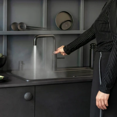 Afbeelding van Quooker Fusion Square Keukenmengkraan Zwart