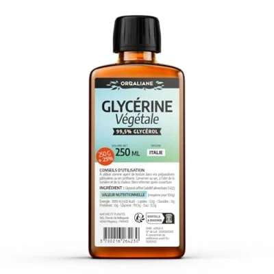 Afbeelding van Plantaardige glycerine, 250 ml, 100% plantaardig